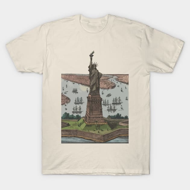 Statue of Liberty T-Shirt by ArianJacobs